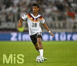 27.09.2026, Fussball UEFA Nations-League 2026/2027, 2.Spieltag, Deutschland - Griechenland, in der WWK-Arena Augsburg, Nathaniel Brown (Deutschland) am Ball.