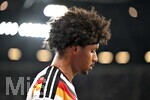 27.09.2026, Fussball UEFA Nations-League 2026/2027, 2.Spieltag, Deutschland - Griechenland, in der WWK-Arena Augsburg, Karim Adeyemi (Deutschland) Haarpracht.