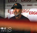 27.09.2026, Fussball UEFA Nations-League 2026/2027, 2.Spieltag, Deutschland - Griechenland, in der WWK-Arena Augsburg, Bundestrainer Jürgen Klopp (Deutschland) nachdenklich auf der Bank. 