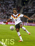 27.09.2026, Fussball UEFA Nations-League 2026/2027, 2.Spieltag, Deutschland - Griechenland, in der WWK-Arena Augsburg, Bambase Conte (Deutschland) am Ball 
