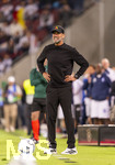 27.09.2026, Fussball UEFA Nations-League 2026/2027, 2.Spieltag, Deutschland - Griechenland, in der WWK-Arena Augsburg, Bundestrainer Jürgen Klopp (Deutschland) nachdenklich an der Seitenlinie.