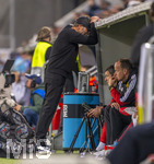 27.09.2026, Fussball UEFA Nations-League 2026/2027, 2.Spieltag, Deutschland - Griechenland, in der WWK-Arena Augsburg, Bundestrainer Jürgen Klopp (Deutschland) ratlos an der Bank.