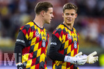 27.09.2026, Fussball UEFA Nations-League 2026/2027, 2.Spieltag, Deutschland - Griechenland, in der WWK-Arena Augsburg, Torwart Finn Dahmen (re, Deutschland), li: Torwart Marc Andre ter Stegen (Deutschland), 