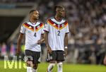 27.09.2026, Fussball UEFA Nations-League 2026/2027, 2.Spieltag, Deutschland - Griechenland, in der WWK-Arena Augsburg, v.li: Jonathan Tah (Deutschland), Yann Aurel Bisseck (Deutschland) 
