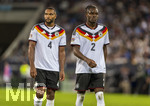 27.09.2026, Fussball UEFA Nations-League 2026/2027, 2.Spieltag, Deutschland - Griechenland, in der WWK-Arena Augsburg, v.li: Jonathan Tah (Deutschland), Yann Aurel Bisseck (Deutschland) 