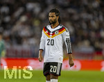 27.09.2026, Fussball UEFA Nations-League 2026/2027, 2.Spieltag, Deutschland - Griechenland, in der WWK-Arena Augsburg, Serge Gnabry (Deutschland) nachdenklich 