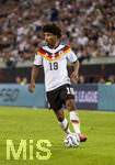 27.09.2026, Fussball UEFA Nations-League 2026/2027, 2.Spieltag, Deutschland - Griechenland, in der WWK-Arena Augsburg, Karim Adeyemi (Deutschland) am Ball 