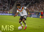 27.09.2026, Fussball UEFA Nations-League 2026/2027, 2.Spieltag, Deutschland - Griechenland, in der WWK-Arena Augsburg, Karim Adeyemi (Deutschland) am Ball 