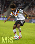 27.09.2026, Fussball UEFA Nations-League 2026/2027, 2.Spieltag, Deutschland - Griechenland, in der WWK-Arena Augsburg, Karim Adeyemi (Deutschland) am Ball 