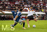 27.09.2026, Fussball UEFA Nations-League 2026/2027, 2.Spieltag, Deutschland - Griechenland, in der WWK-Arena Augsburg, re, Felix Nmecha (Deutschland) Schuss
