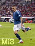 27.09.2026, Fussball UEFA Nations-League 2026/2027, 2.Spieltag, Deutschland - Griechenland, in der WWK-Arena Augsburg, Kostas Tsimikas (Griechenland) am Ball 