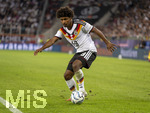 27.09.2026, Fussball UEFA Nations-League 2026/2027, 2.Spieltag, Deutschland - Griechenland, in der WWK-Arena Augsburg, Karim Adeyemi (Deutschland) am Ball 