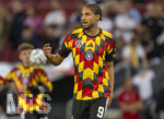 27.09.2026, Fussball UEFA Nations-League 2026/2027, 2.Spieltag, Deutschland - Griechenland, in der WWK-Arena Augsburg, Kevin Schade (Deutschland) beim Aufwärmen.