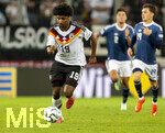 27.09.2026, Fussball UEFA Nations-League 2026/2027, 2.Spieltag, Deutschland - Griechenland, in der WWK-Arena Augsburg, Karim Adeyemi (Deutschland) am Ball 