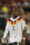 27.09.2026, Fussball UEFA Nations-League 2026/2027, 2.Spieltag, Deutschland - Griechenland, in der WWK-Arena Augsburg, Yann Aurel Bisseck (Deutschland) nachdenklich 