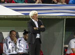 27.09.2026, Fussball UEFA Nations-League 2026/2027, 2.Spieltag, Deutschland - Griechenland, in der WWK-Arena Augsburg, Trainer Ivan Jovanovic (Griechenland) nachdenklich 