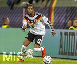27.09.2026, Fussball UEFA Nations-League 2026/2027, 2.Spieltag, Deutschland - Griechenland, in der WWK-Arena Augsburg, Kevin Schade (Deutschland) am Ball 