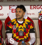 27.09.2026, Fussball UEFA Nations-League 2026/2027, 2.Spieltag, Deutschland - Griechenland, in der WWK-Arena Augsburg, Nadiem Amiri (Deutschland)  auf der Bank  