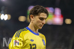27.09.2026, Fussball UEFA Nations-League 2026/2027, 2.Spieltag, Deutschland - Griechenland, in der WWK-Arena Augsburg, Torwart Kostas Tzolakis (Griechenland) nachdenklich 