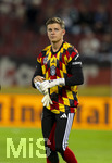 27.09.2026, Fussball UEFA Nations-League 2026/2027, 2.Spieltag, Deutschland - Griechenland, in der WWK-Arena Augsburg, Torwart Finn Dahmen (Deutschland) beim Aufwärmen.