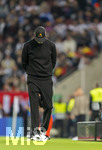 27.09.2026, Fussball UEFA Nations-League 2026/2027, 2.Spieltag, Deutschland - Griechenland, in der WWK-Arena Augsburg, Bundestrainer Jürgen Klopp (Deutschland) nachdenklich 