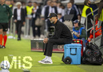 27.09.2026, Fussball UEFA Nations-League 2026/2027, 2.Spieltag, Deutschland - Griechenland, in der WWK-Arena Augsburg, Bundestrainer Jürgen Klopp (Deutschland) sitzt auf der Getränkekiste am Spielfeldrand 