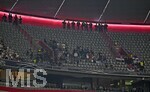 01.10.2026, Fussball UEFA Nations-League 2026/2027, 3.Spieltag, Deutschland - Serbien, in der Allianz-Arena München. Der gegnerische Fanblock bleibt leer,
