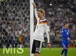 01.10.2026, Fussball UEFA Nations-League 2026/2027, 3.Spieltag, Deutschland - Serbien, in der Allianz-Arena München. Nick Woltemade (Deutschland) ist unzufrieden.