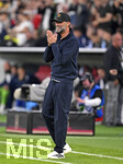 01.10.2026, Fussball UEFA Nations-League 2026/2027, 3.Spieltag, Deutschland - Serbien, in der Allianz-Arena München. Bundestrainer Jürgen Klopp (Deutschland) reibt sich die Hände.