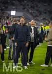 01.10.2026, Fussball UEFA Nations-League 2026/2027, 3.Spieltag, Deutschland - Serbien, in der Allianz-Arena München. Bundestrainer Jürgen Klopp (Deutschland) vor dem Spiel, hinten rechts Marc Kosicke (Berater Klopp, DFB), 