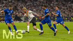 01.10.2026, Fussball UEFA Nations-League 2026/2027, 3.Spieltag, Deutschland - Serbien, in der Allianz-Arena München. von links:  Srdjan Babic (Serbien), Nick Woltemade (Deutschland), Nemanja Gudelj (Serbien), Stefan Dzodic (Serbien) 