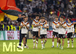 01.10.2026, Fussball UEFA Nations-League 2026/2027, 3.Spieltag, Deutschland - Serbien, in der Allianz-Arena München. v.li: Bundestrainer Jürgen Klopp (Deutschland), Tom Bischof (Deutschland), Alexander Pavlovic (Deutschland), Philipp Treu (Deutschland), Vitaly Janelt (Deutschland), Florian Wirtz (Deutschland), Mika Baur (Deutschland) nach dem Spiel bei der Ehrenrunde, 