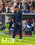 01.10.2026, Fussball UEFA Nations-League 2026/2027, 3.Spieltag, Deutschland - Serbien, in der Allianz-Arena München. Bundestrainer Jürgen Klopp (Deutschland) an der Seitenlinie gut gelaunt.