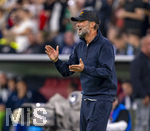 01.10.2026, Fussball UEFA Nations-League 2026/2027, 3.Spieltag, Deutschland - Serbien, in der Allianz-Arena München. Bundestrainer Jürgen Klopp (Deutschland) an der Seitenlinie,  