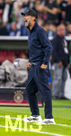 01.10.2026, Fussball UEFA Nations-League 2026/2027, 3.Spieltag, Deutschland - Serbien, in der Allianz-Arena München. Bundestrainer Jürgen Klopp (Deutschland) schreiend an der Seitenlinie,  