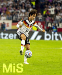 01.10.2026, Fussball UEFA Nations-League 2026/2027, 3.Spieltag, Deutschland - Serbien, in der Allianz-Arena München. Mika Baur (Deutschland) 