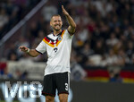 01.10.2026, Fussball UEFA Nations-League 2026/2027, 3.Spieltag, Deutschland - Serbien, in der Allianz-Arena München. Waldemar Anton (Deutschland) 