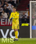 01.10.2026, Fussball UEFA Nations-League 2026/2027, 3.Spieltag, Deutschland - Serbien, in der Allianz-Arena München. Torwart Jonas Urbig (Deutschland)  