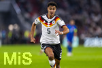 01.10.2026, Fussball UEFA Nations-League 2026/2027, 3.Spieltag, Deutschland - Serbien, in der Allianz-Arena München. Alexander Pavlovic (Deutschland) 