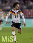 01.10.2026, Fussball UEFA Nations-League 2026/2027, 3.Spieltag, Deutschland - Serbien, in der Allianz-Arena München. Mika Baur (Deutschland) 