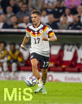 01.10.2026, Fussball UEFA Nations-League 2026/2027, 3.Spieltag, Deutschland - Serbien, in der Allianz-Arena München. Florian Wirtz (Deutschland) am Ball 