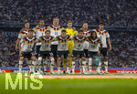 01.10.2026, Fussball UEFA Nations-League 2026/2027, 3.Spieltag, Deutschland - Serbien, in der Allianz-Arena München. Mannschaftsfoto mit Florian Wirtz (Deutschland), Nick Woltemade (Deutschland), Alexander Pavlovic (Deutschland), Tom Bischof (Deutschland), Derry Scherhant (Deutschland), Philipp Treu (Deutschland), Maximilian Mittelstädt (Deutschland), Waldemar Anton (Deutschland), Malick Thiaw (Deutschland), Torwart Jonas Urbig (Deutschland), Serge Gnabry (Deutschland), 