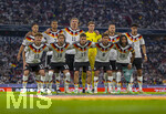 01.10.2026, Fussball UEFA Nations-League 2026/2027, 3.Spieltag, Deutschland - Serbien, in der Allianz-Arena München. Mannschaftsfoto mit Florian Wirtz (Deutschland), Nick Woltemade (Deutschland), Alexander Pavlovic (Deutschland), Tom Bischof (Deutschland), Derry Scherhant (Deutschland), Philipp Treu (Deutschland), Maximilian Mittelstädt (Deutschland), Waldemar Anton (Deutschland), Malick Thiaw (Deutschland), Torwart Jonas Urbig (Deutschland), Serge Gnabry (Deutschland), 