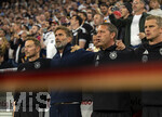 01.10.2026, Fussball UEFA Nations-League 2026/2027, 3.Spieltag, Deutschland - Serbien, in der Allianz-Arena München.  v.li: Co-Trainer Pepijn Lijnders (Deutschland), Bundestrainer Jürgen Klopp (Deutschland), Co-Trainer Peter Krawietz (Deutschland), Co-Trainer Sven Bender (Deutschland) 