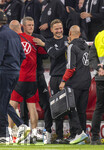 01.10.2026, Fussball UEFA Nations-League 2026/2027, 3.Spieltag, Deutschland - Serbien, in der Allianz-Arena München. Co-Trainer Pepijn Lijnders (Deutschland) gut gelaunt nach dem Sieg 