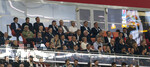 01.10.2026, Fussball UEFA Nations-League 2026/2027, 3.Spieltag, Deutschland - Serbien, in der Allianz-Arena München. Ehrengastbereich mit DFB Präsident Bernd Neuendorf (Deutschland), Geschäftsführer Hans-Joachim Watzke (Borussia Dortmund), Sportdirektor Rudi Völler (Deutschland), DFL-Geschäftsführer, 