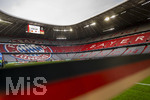 01.10.2026, Fussball UEFA Nations-League 2026/2027, 3.Spieltag, Deutschland - Serbien, in der Allianz-Arena München. Stadionansicht noch leer vor dem Spiel.