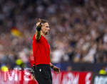 01.10.2026, Fussball UEFA Nations-League 2026/2027, 3.Spieltag, Deutschland - Serbien, in der Allianz-Arena München. Schiedsrichter Espen Eskas (Norwegen)