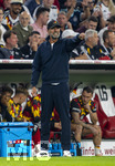 01.10.2026, Fussball UEFA Nations-League 2026/2027, 3.Spieltag, Deutschland - Serbien, in der Allianz-Arena München. Bundestrainer Jürgen Klopp (Deutschland) gibt Anweisungen.