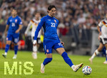01.10.2026, Fussball UEFA Nations-League 2026/2027, 3.Spieltag, Deutschland - Serbien, in der Allianz-Arena München. Sasa Lukic (Serbien) am Ball 